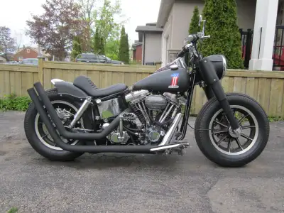 Interesting trades considered. 1994 Custom Harley Davidson FLH STD Evolution motor, Four speed trans...