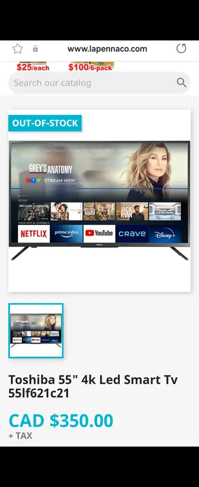 Toshiba 55-inch 4K Ultra HD Smart LED TV with HDR - Fire TV, View more