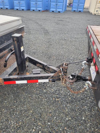 20’ Tilt Deck Hydraulic Lift Flat Bed Trailer with Dovetail