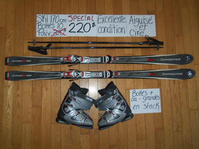 Équipements de ski alpin titanium et twin tip 165 170 cm dans Ski  à Granby