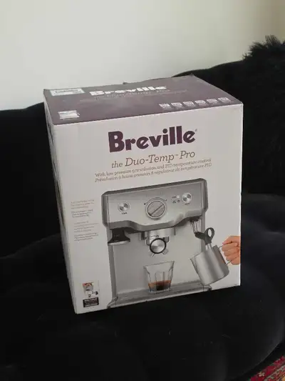 Breville the Duo Temp Pro Espresso Machine, BES810BSS, St, View more