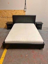 Brand new Double Leather bed for sale - Delivery available