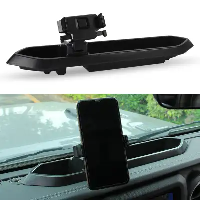 SUNPIE Black Dash Tray Mount Phone Holder for JL JLU 2018 2019, View more