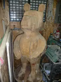 Bear Wood carving Project