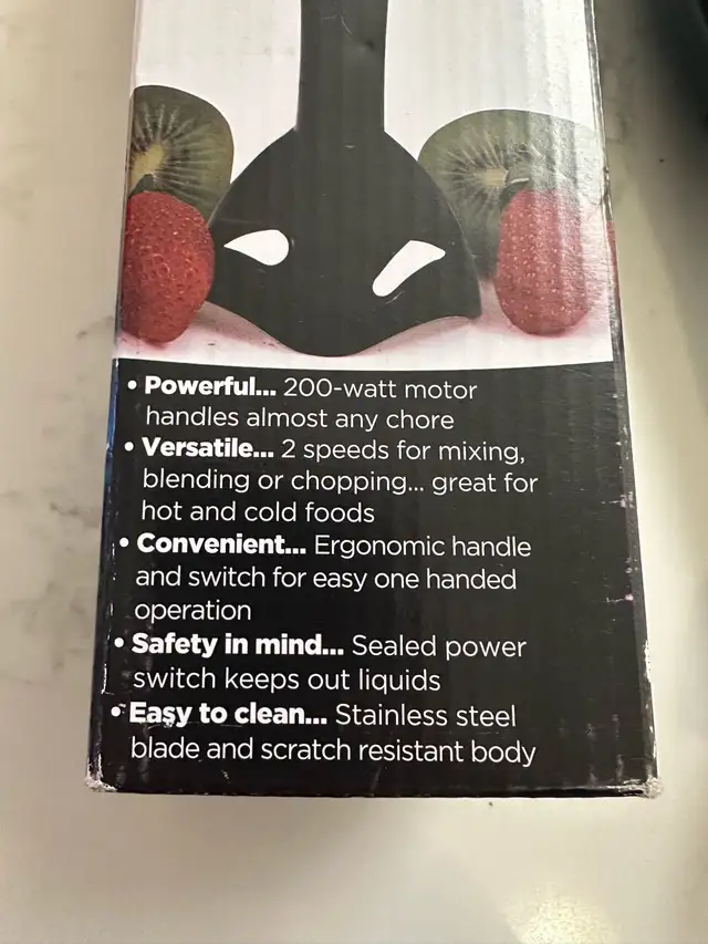 Better Chef Basic Immersion Hand Blender in Processors, Blenders & Juicers in Mississauga / Peel Region - Image 4