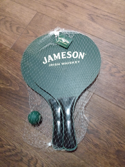 NWT Jameson Whisky Paddle Set Table Tennis Game, View more