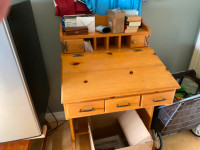Office Desk - Knotty Pine