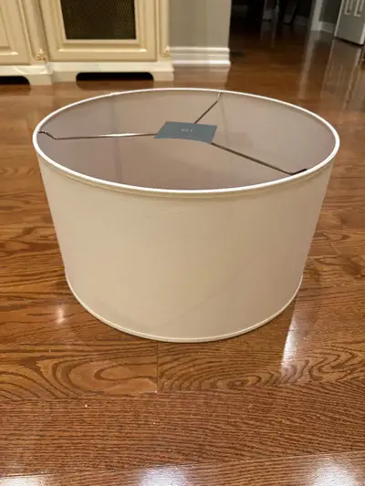 Restoration Hardware french drum linen shade MSRP $195, View more