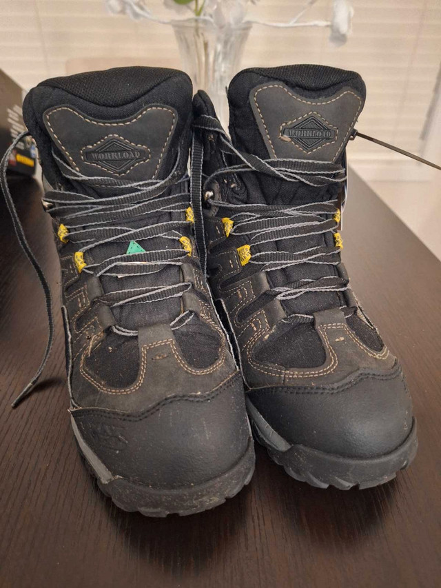 Steel toe boots mens 8 in Men's Shoes in Edmonton - Image 2