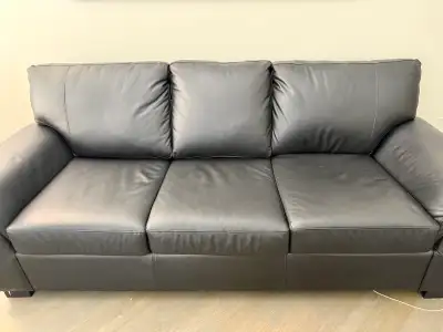 Leather Sofa and Loveseat- 7 months old . Perfect condition. Purchased from Leon’s as can be seen fr...