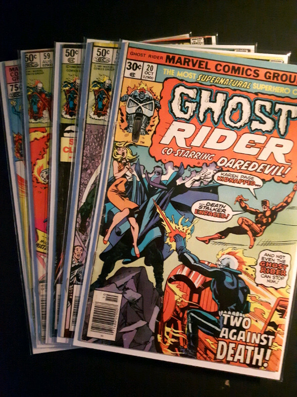 Comic Books -Ghost Rider (5)
#20,51,55,59 & 78.
 in Arts & Collectibles in Vernon