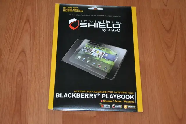 INVISIBLE SHIELD BY ZAGG FOR BLACKBERRY PLAYBOOK + BRAND NEW in General Electronics in Burnaby/New Westminster - Image 2