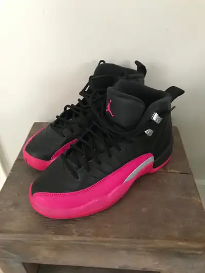 Youth Air Jordan 12 Pink Size 4Y, View more