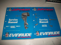 1990 JOHNSON / EVINRUDE SHOP SERVICE MANUALS.