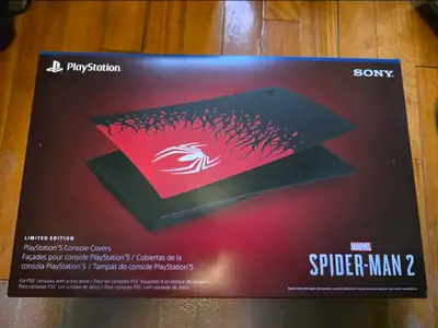 PlayStation 5 Limited Edition Spider-Man 2 Console Cover [NEW], View more