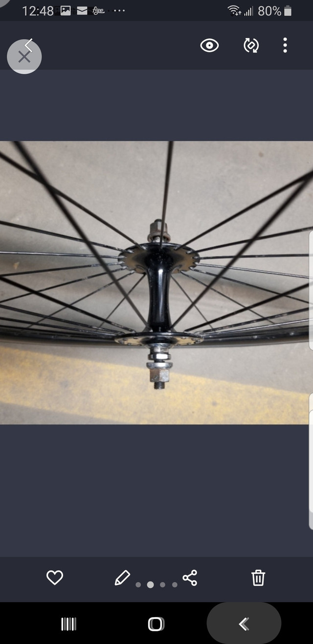 26 inch Aluminum Bike Front wheel 700x23c23x622 dans Châssis et pièces  à Ville de Toronto - Image 2