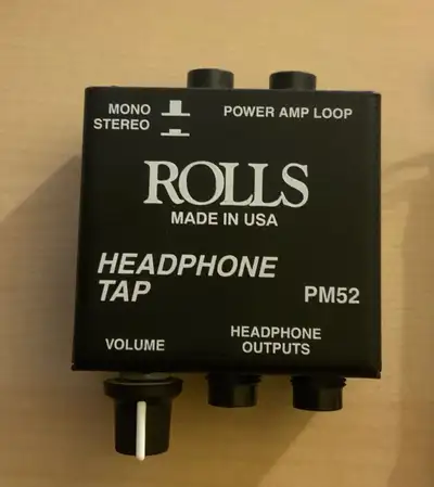 Selling new, never used headphone tap. See product details here: https://www.avshop.ca/sound-amp-pa-...