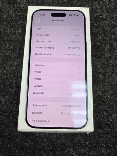 Apple iPhone 17 air , View more
