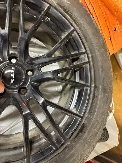 Winter tires used for two seasons on RTX rims. Came off a 2021 Volvo XC60 Tire size: 235/60/18 Rim s...