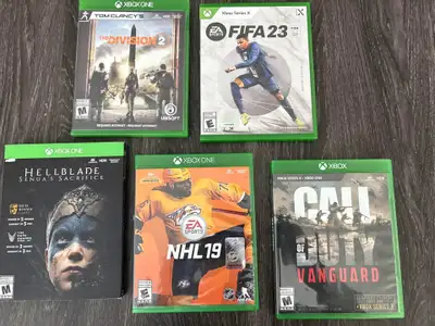 Xbox series x/s/one gamesCA$10 each  · In stock, View more