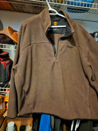 3xl  Timberland Brown fleece jacket