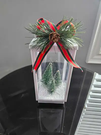 Winter Tree Lantern with Lighting Feature, View more