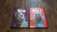 DVD Rio and Rio 2  + Digital Copy