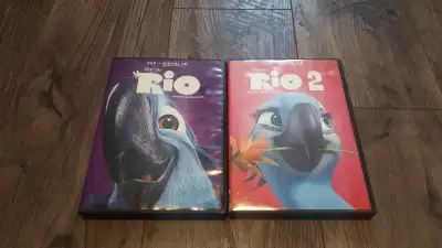 * * Please Read * * Location East Ottawa Rio and Rio 2 DVD + Digital Copy Please do visit our other...