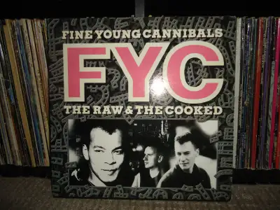 FINE YOUNG CANNIBALS VINYL RECORD LP: THE RAW & THE COOKED!, View more