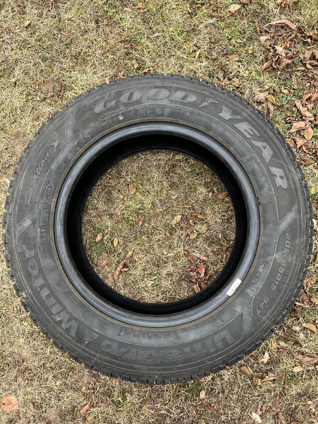 205/65r15 Goodyear ultragrip winter tires in Tires & Rims in Kingston - Image 3