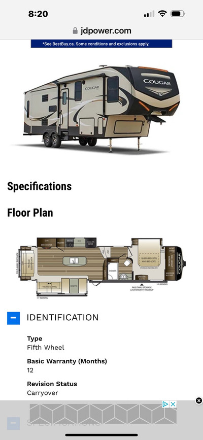 2019 Cougar 344 fifth wheel * FINANCING AVAILABLE*