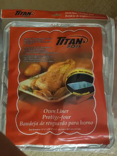 1 Titan Foil Oven Liner & 1 Roaster/Baker Pan, View more