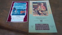 2 Vintage Calendars, Sterling Fuels (1954), Piet Verheul (1953)