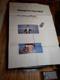 Pet Shop Boys giant Poster géant "Always on My mind" (1987)