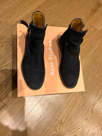 ACNE STUDIOS Jodhpur Boots - Suede Made in Italy, 41 EU 8.5-9 US