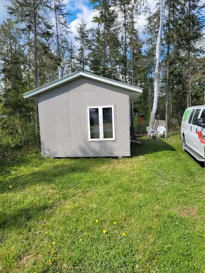 Beautiful cabin and large tent trailer on leased land at Postcreek Campground By (Rockies ). Serious...
