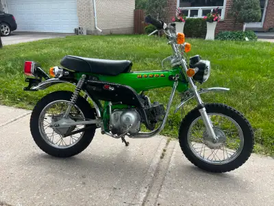 EXCELLENT ORIGINAL CONDITION , NEW REAR TIRE ,NEW TUBES ,OIL,AIR FILTER,SPARK PLUG ,REBUILT CARB AND...
