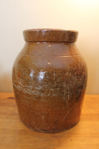 Old Redware Crock