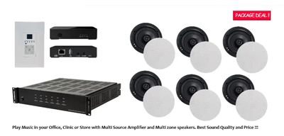 4,6…18 Matrix Amplifiers with App + Wifi Connection Matrix Controller with Integrated Amplifier Mult...