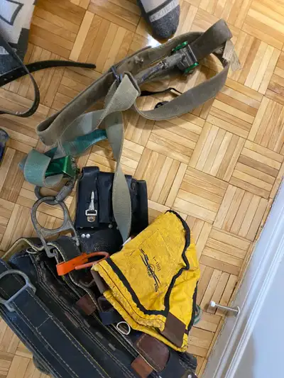 lineman climbing gear and bag, View more
