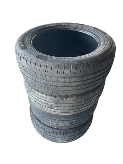 Couple seasons left, some abnormal wear as reflected in the price. 215/55R17 Set of 4