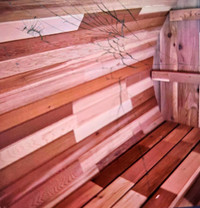  New Red Cedar Sahara Sauna free delivery and assembly