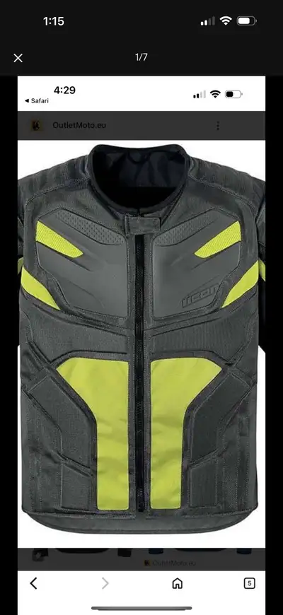Icon motorcycle jacket textile riding jacket with extra padding protection integrated armour for saf...