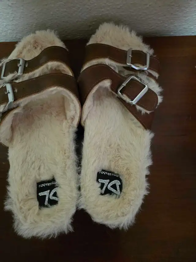 Fuzzy Sandals