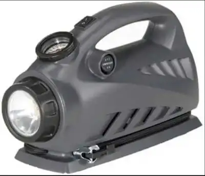 Campbell Hausfeld 12-Volt inflator with Light (RP317599AV) - portable air compressor Used, but still...