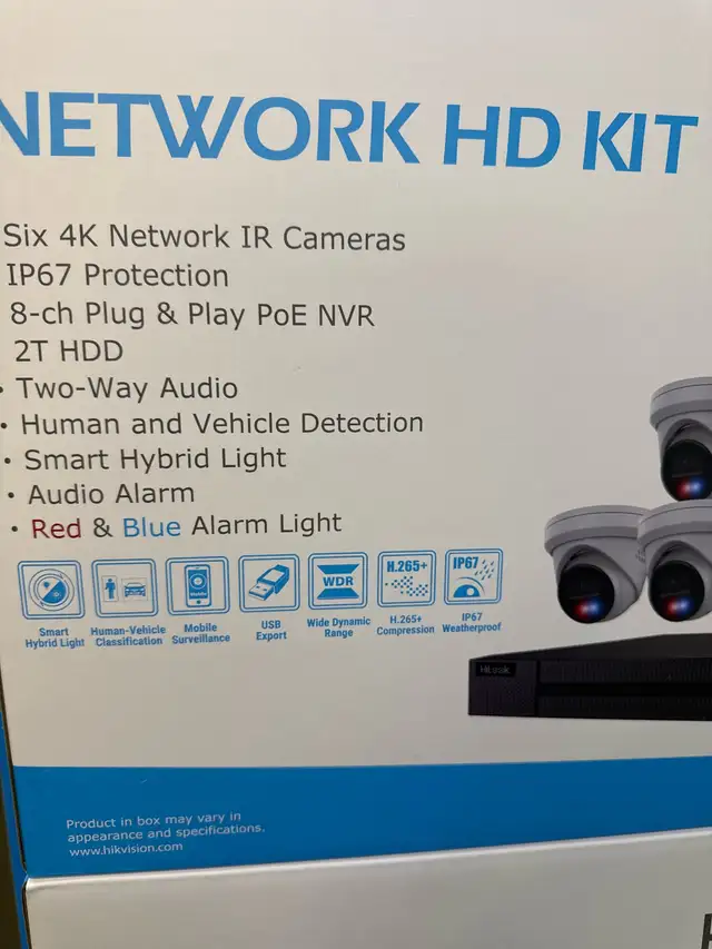 4 K 8 MP HILOOK SMART HYBRID LIGHT NETWORK HD KIT in General Electronics in Mississauga / Peel Region - Image 3