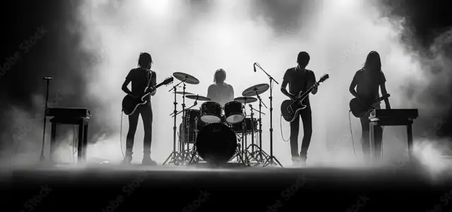 LOOKING FOR, We are looking for, KEYBOARDIST and BASSIST, keyboardist