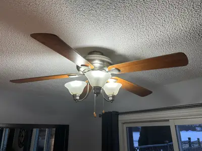 Good working condition Two color tones, reversible blades.