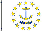 Rhode Island U.S.A. Flag
