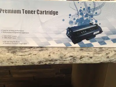 Cyan Premium toner cartridges for use in select Brother printers (listed on boxes in pics) $10 each